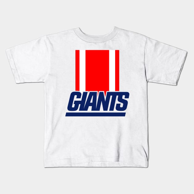 New York Giants Football Kids T-Shirt by cInox